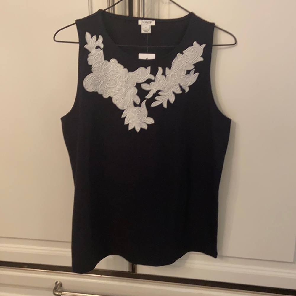 J.Crew navy top, size small